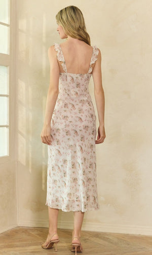 Floral Ruffle Maxi Dress