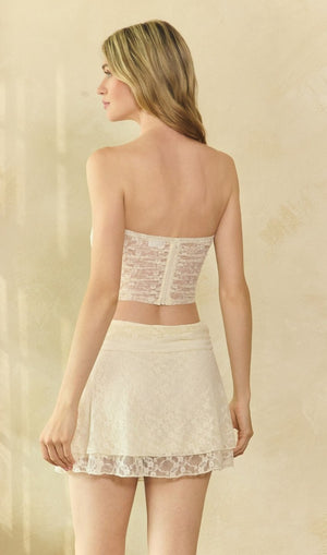 Cream Lace set