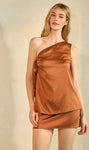 Asymmetrical Two Piece Set Rust