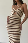 Knit Halter Midi Dress