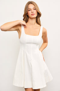 Flare Panel Sleeveless Dress