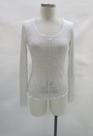 Long Sleeve Sheer Top