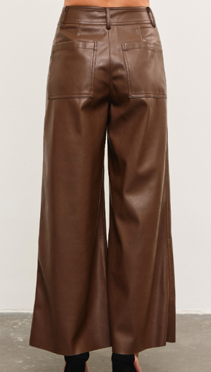 Faux Leather Pants