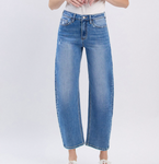 High Rise Barrel Jean