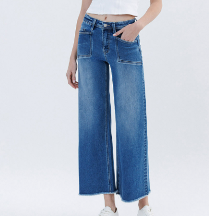 High Rise Cropped Jean