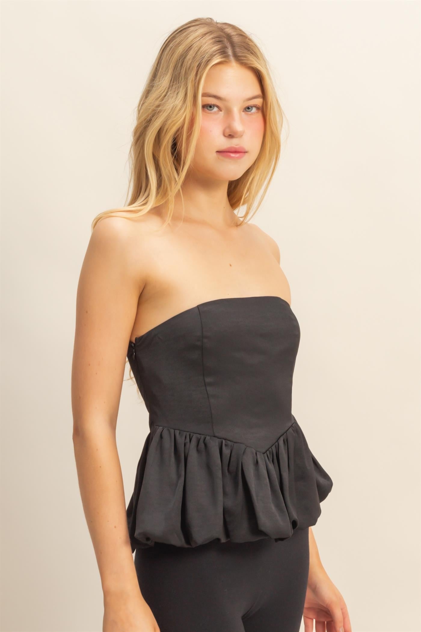 Chic Balloon Hem Top