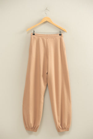 Scuba Drawstring Waist Relaxed Jogger Sweatpants