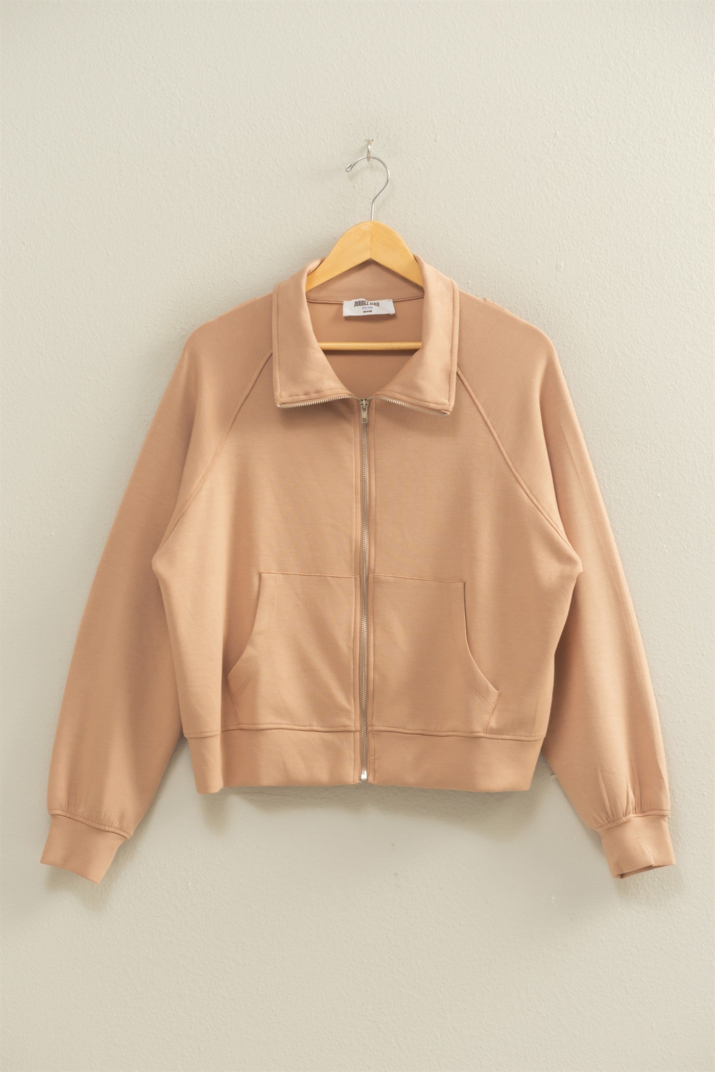 Scuba High Neck Long Sleeve Zippered Jacket