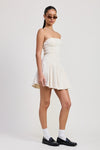 Denim Off White Dress
