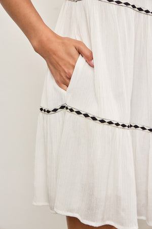Tiered Romper Dress
