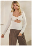 Long Sleeve Cut Out Shirt